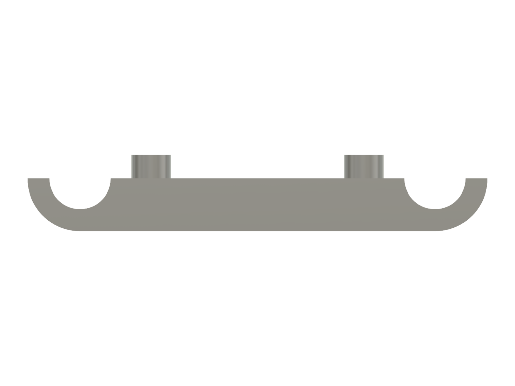 Bike AirTag holder, front view