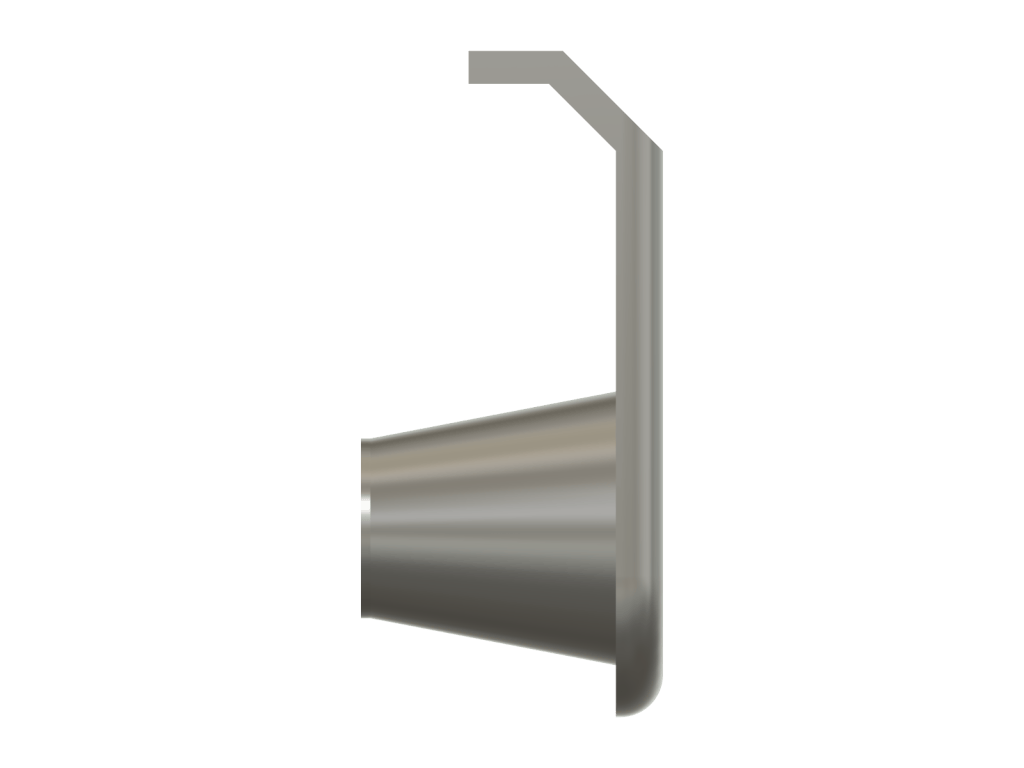 GM rear entertainment removal cover, front view