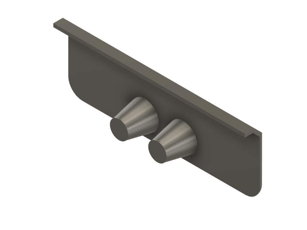 GM rear entertainment removal cover, rear three-quarter view