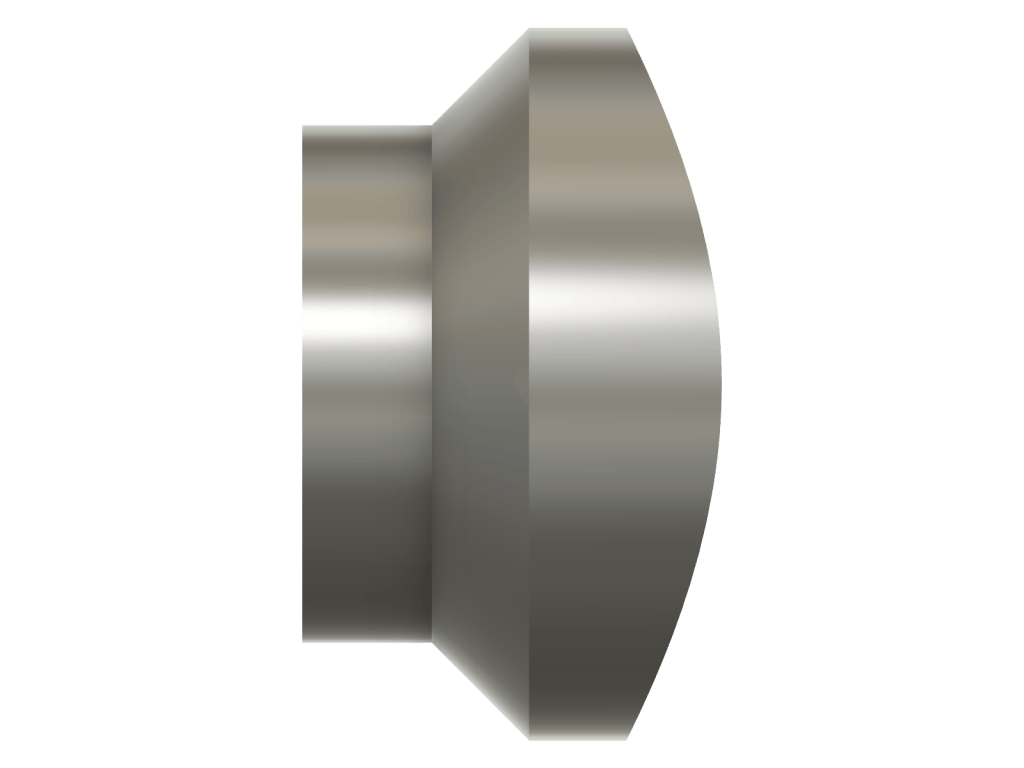 Water heater outlet, front view