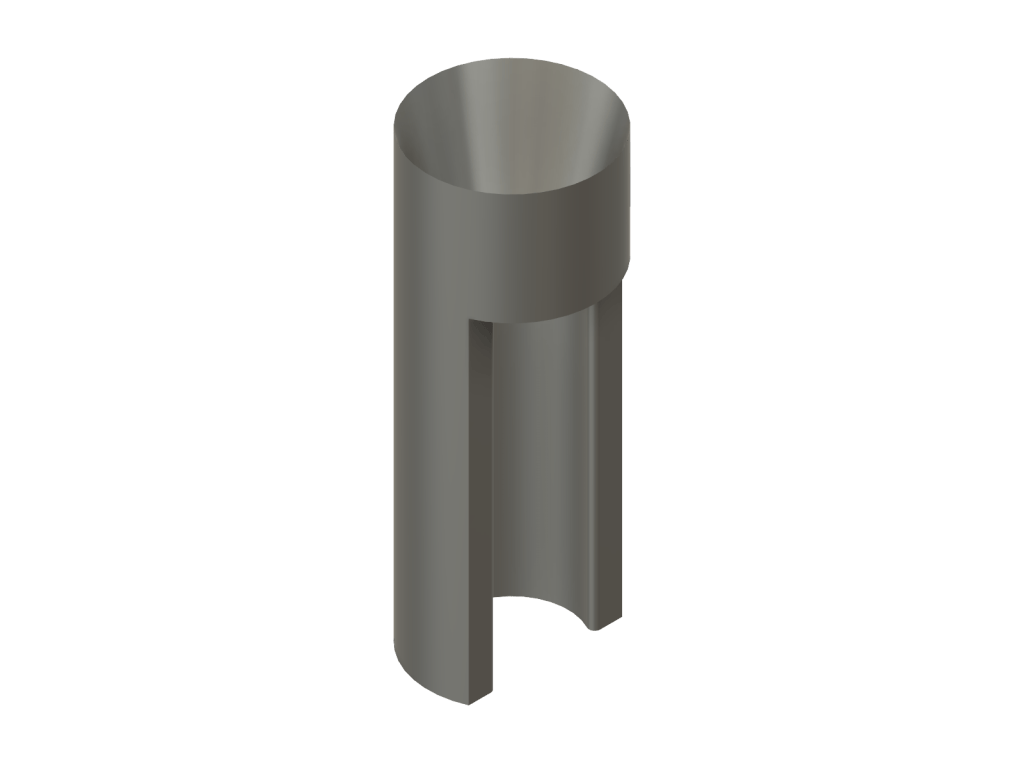 3D render of the whipped cream nozzle splashguard